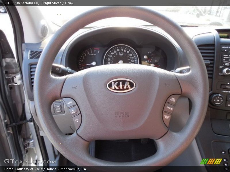 Bright Silver / Gray 2012 Kia Sedona LX