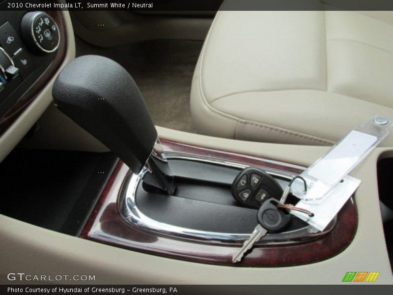 Summit White / Neutral 2010 Chevrolet Impala LT