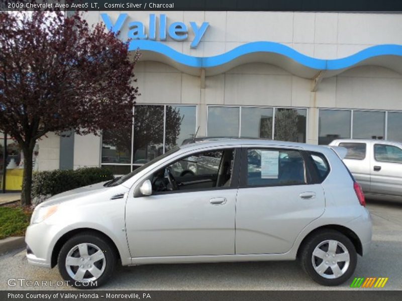 Cosmic Silver / Charcoal 2009 Chevrolet Aveo Aveo5 LT