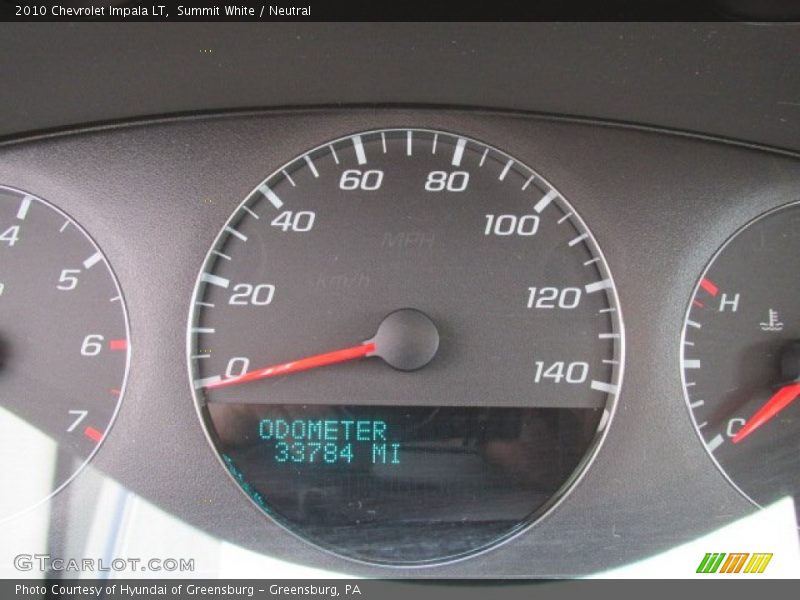 Summit White / Neutral 2010 Chevrolet Impala LT