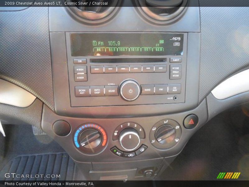 Cosmic Silver / Charcoal 2009 Chevrolet Aveo Aveo5 LT