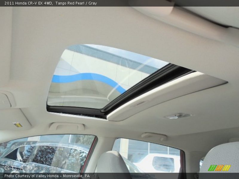 Tango Red Pearl / Gray 2011 Honda CR-V EX 4WD