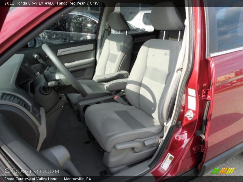 Tango Red Pearl / Gray 2011 Honda CR-V EX 4WD