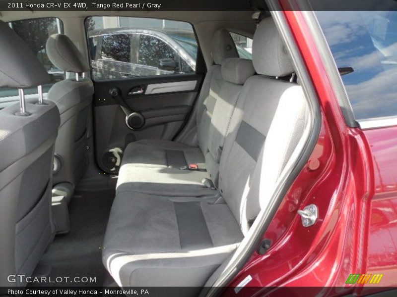 Tango Red Pearl / Gray 2011 Honda CR-V EX 4WD