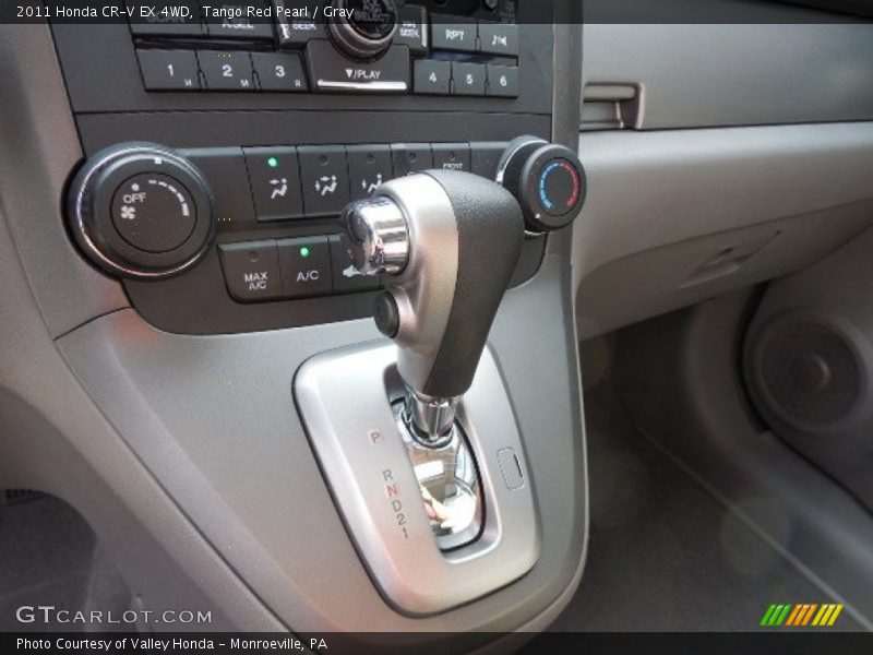 Tango Red Pearl / Gray 2011 Honda CR-V EX 4WD