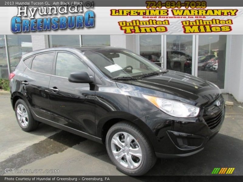 Ash Black / Black 2013 Hyundai Tucson GL