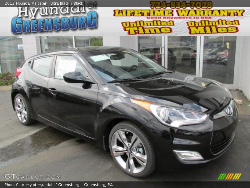 Ultra Black / Black 2013 Hyundai Veloster