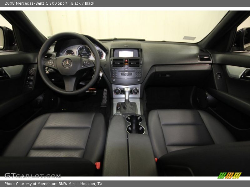Black / Black 2008 Mercedes-Benz C 300 Sport