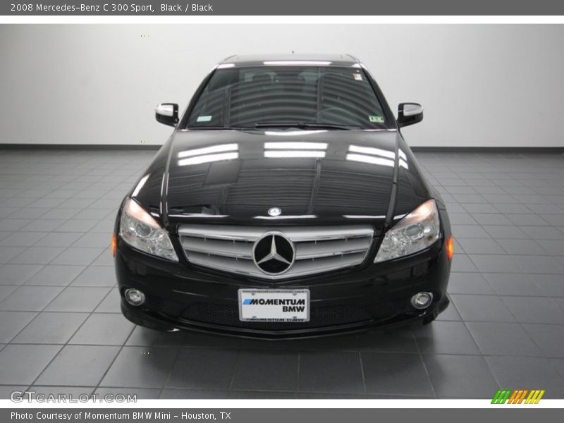 Black / Black 2008 Mercedes-Benz C 300 Sport
