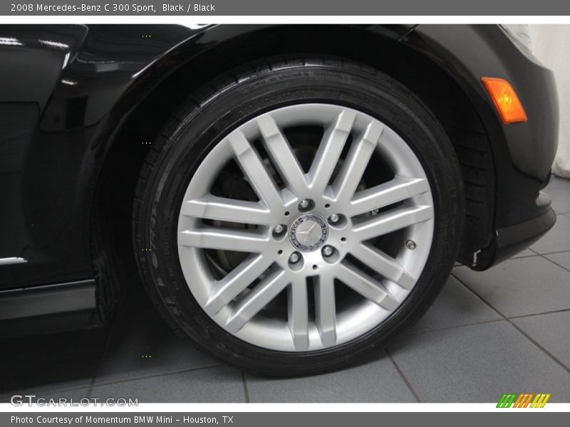 Black / Black 2008 Mercedes-Benz C 300 Sport