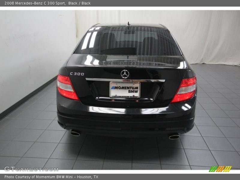 Black / Black 2008 Mercedes-Benz C 300 Sport