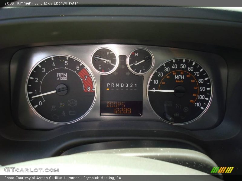 Black / Ebony/Pewter 2009 Hummer H3