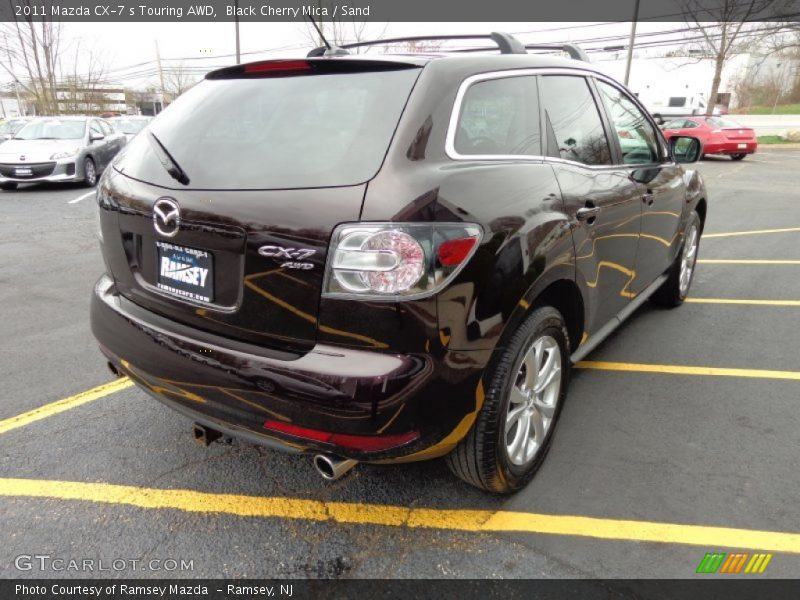 Black Cherry Mica / Sand 2011 Mazda CX-7 s Touring AWD