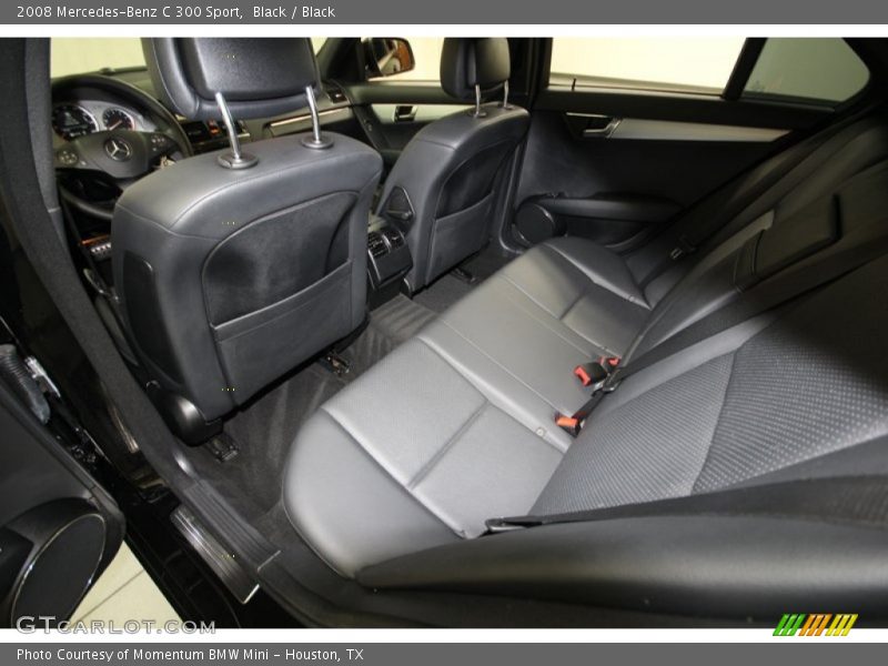 Black / Black 2008 Mercedes-Benz C 300 Sport