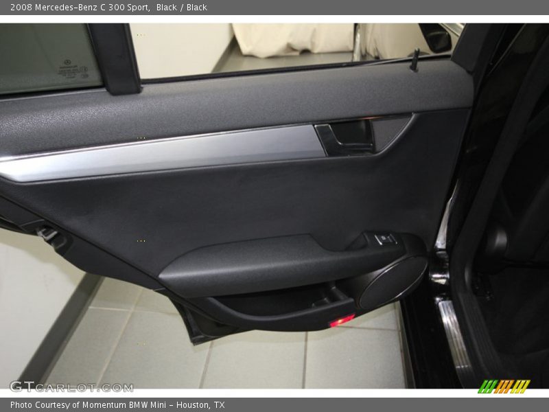 Black / Black 2008 Mercedes-Benz C 300 Sport