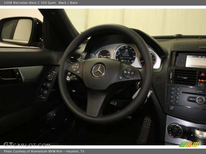 Black / Black 2008 Mercedes-Benz C 300 Sport