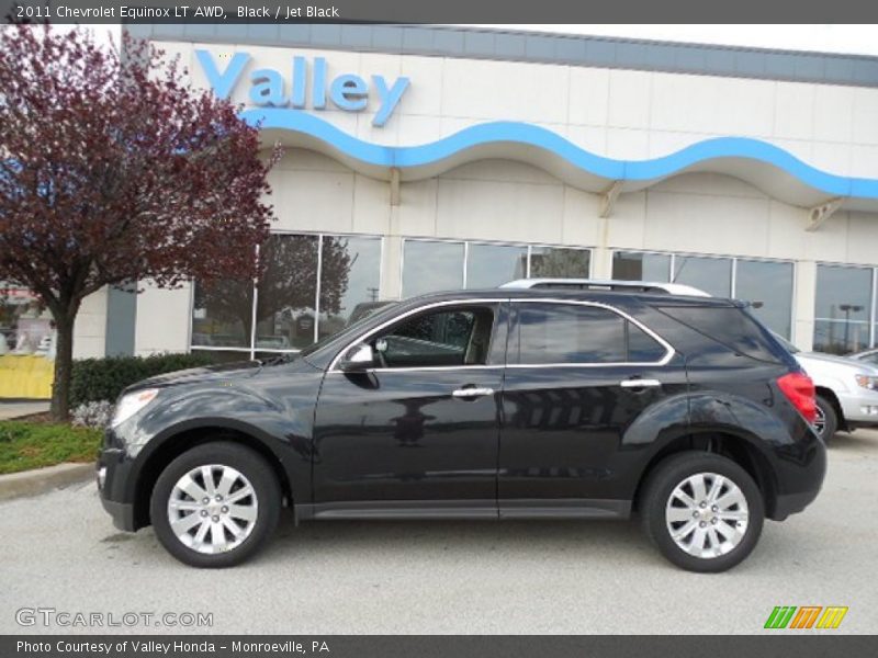 Black / Jet Black 2011 Chevrolet Equinox LT AWD