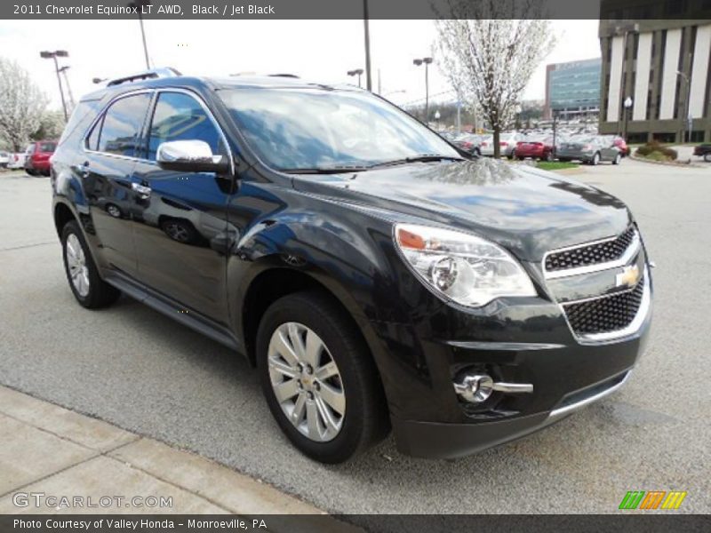 Black / Jet Black 2011 Chevrolet Equinox LT AWD