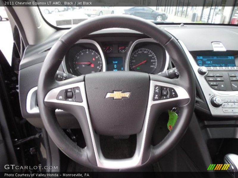 Black / Jet Black 2011 Chevrolet Equinox LT AWD