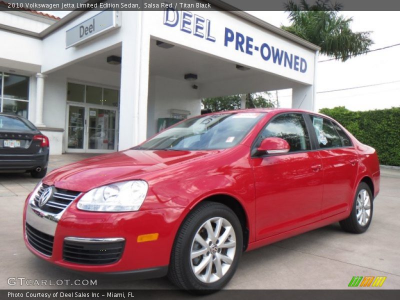 Salsa Red / Titan Black 2010 Volkswagen Jetta Limited Edition Sedan