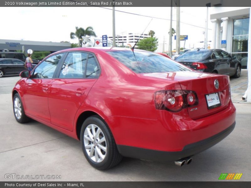 Salsa Red / Titan Black 2010 Volkswagen Jetta Limited Edition Sedan