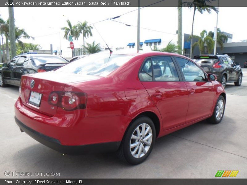 Salsa Red / Titan Black 2010 Volkswagen Jetta Limited Edition Sedan