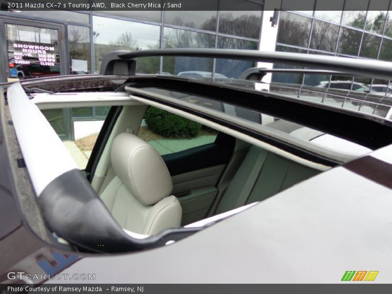 Black Cherry Mica / Sand 2011 Mazda CX-7 s Touring AWD