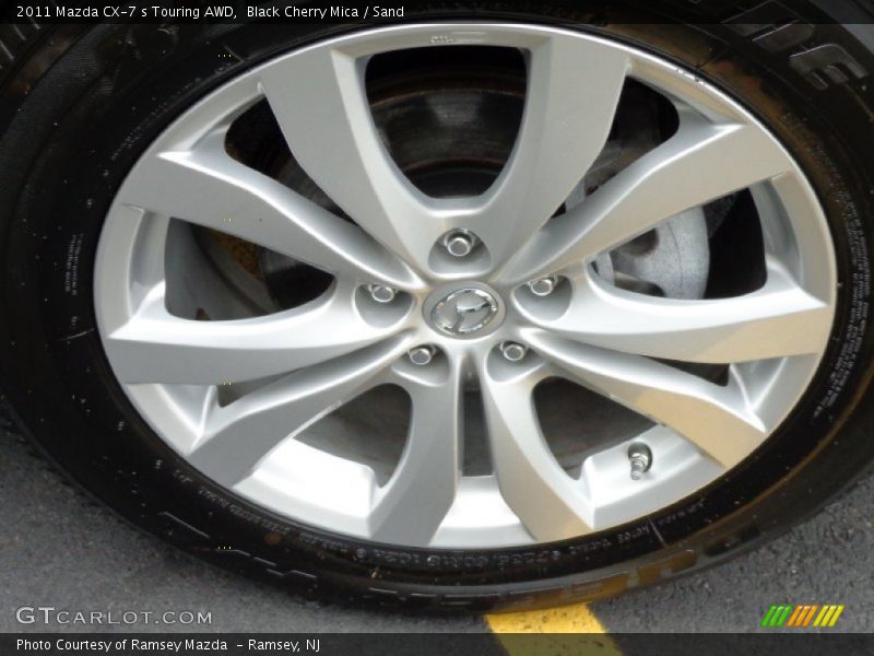 Black Cherry Mica / Sand 2011 Mazda CX-7 s Touring AWD