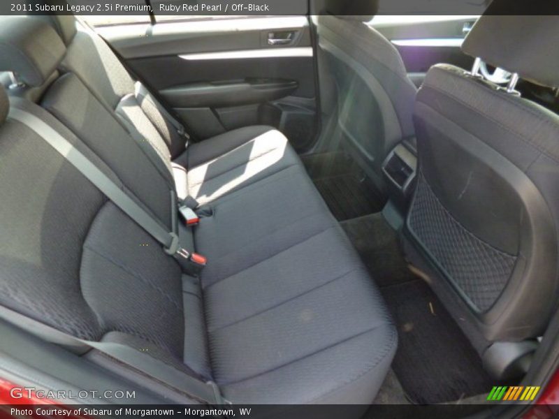 Ruby Red Pearl / Off-Black 2011 Subaru Legacy 2.5i Premium