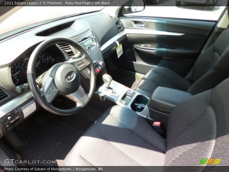Ruby Red Pearl / Off-Black 2011 Subaru Legacy 2.5i Premium