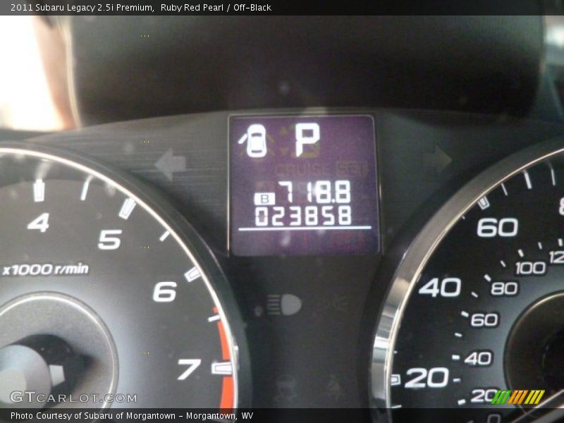 Ruby Red Pearl / Off-Black 2011 Subaru Legacy 2.5i Premium