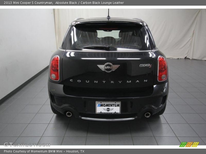 Absolute Black / Carbon Black Lounge Leather 2013 Mini Cooper S Countryman