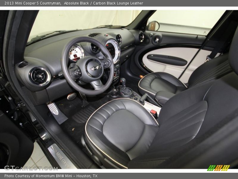 Absolute Black / Carbon Black Lounge Leather 2013 Mini Cooper S Countryman