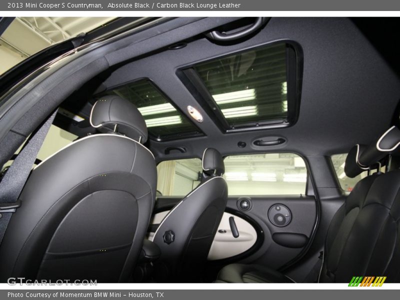 Absolute Black / Carbon Black Lounge Leather 2013 Mini Cooper S Countryman