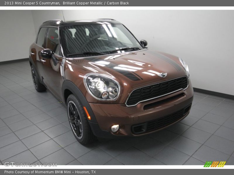 Brilliant Copper Metallic / Carbon Black 2013 Mini Cooper S Countryman
