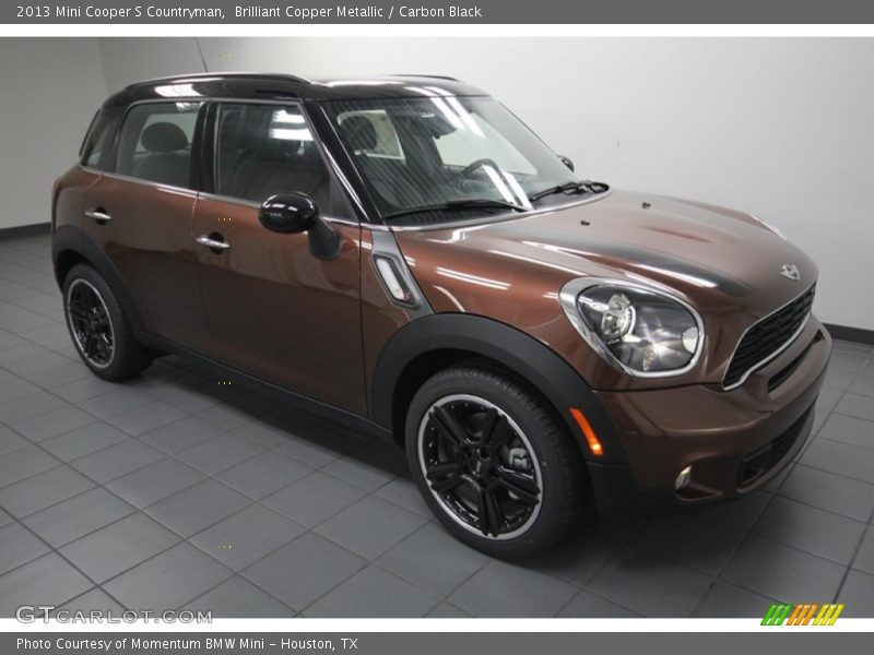 Brilliant Copper Metallic / Carbon Black 2013 Mini Cooper S Countryman