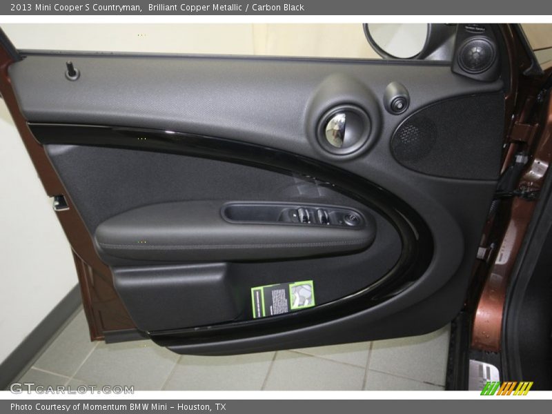 Brilliant Copper Metallic / Carbon Black 2013 Mini Cooper S Countryman