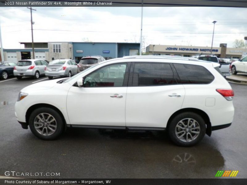 Moonlight White / Charcoal 2013 Nissan Pathfinder SV 4x4