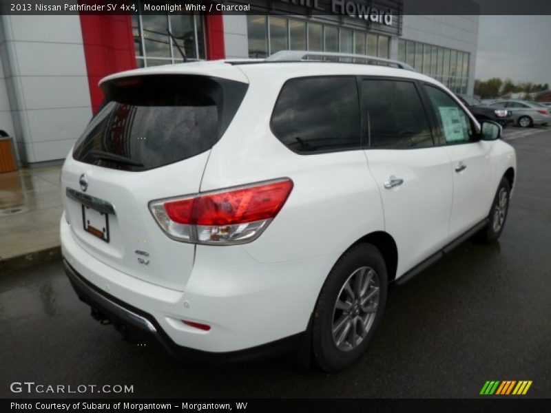 Moonlight White / Charcoal 2013 Nissan Pathfinder SV 4x4