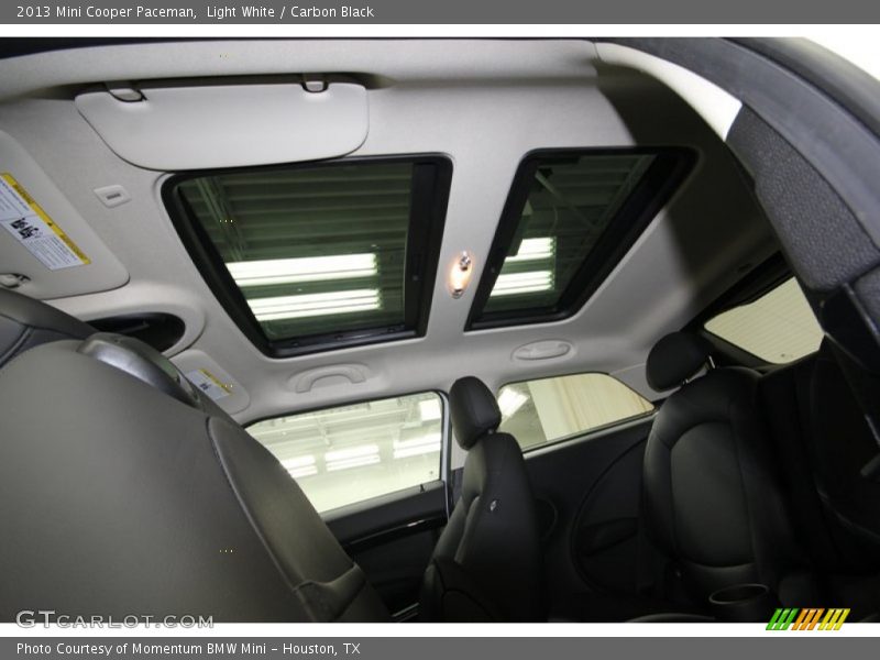 Sunroof of 2013 Cooper Paceman