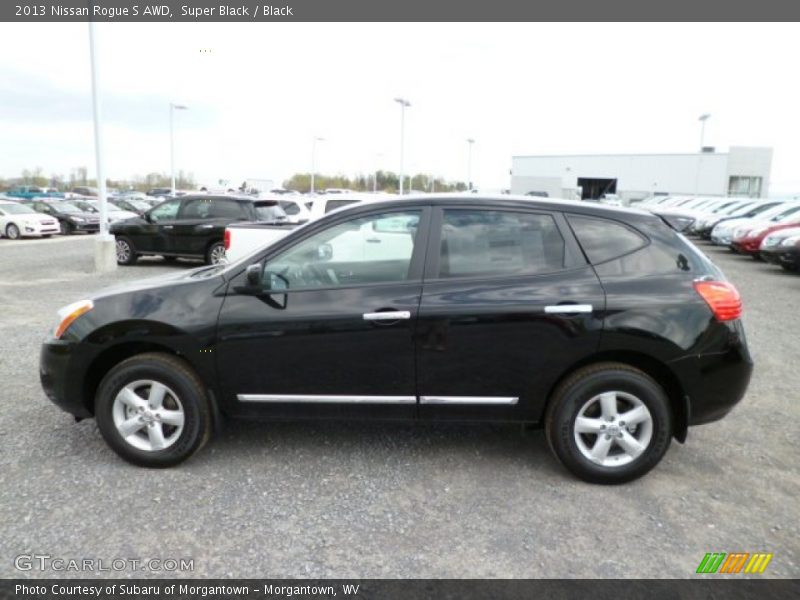 Super Black / Black 2013 Nissan Rogue S AWD