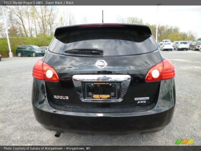 Super Black / Black 2013 Nissan Rogue S AWD