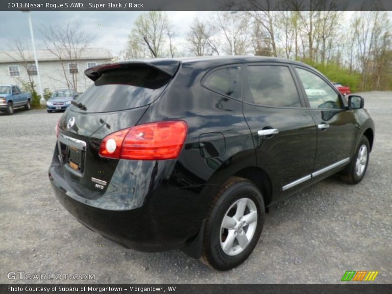 Super Black / Black 2013 Nissan Rogue S AWD