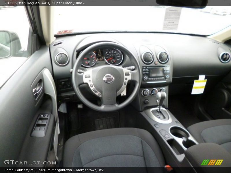 Super Black / Black 2013 Nissan Rogue S AWD