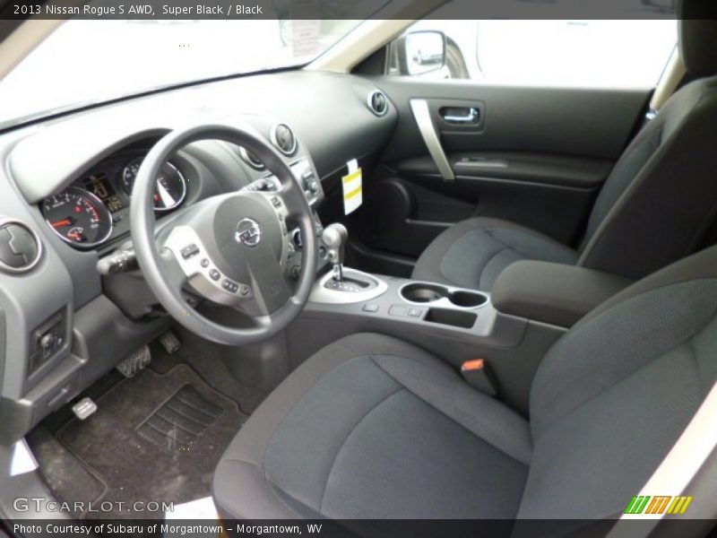 Super Black / Black 2013 Nissan Rogue S AWD