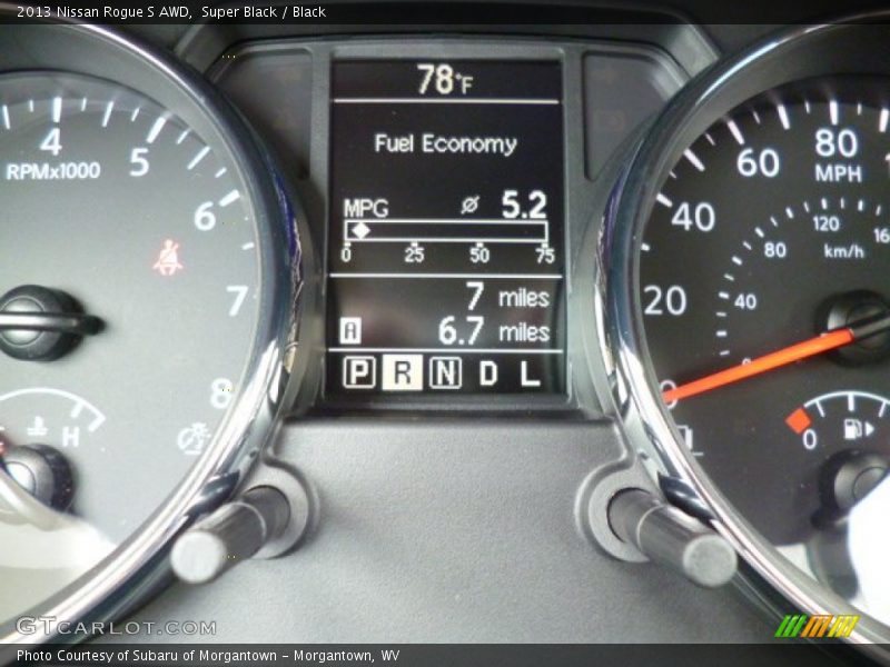 Super Black / Black 2013 Nissan Rogue S AWD