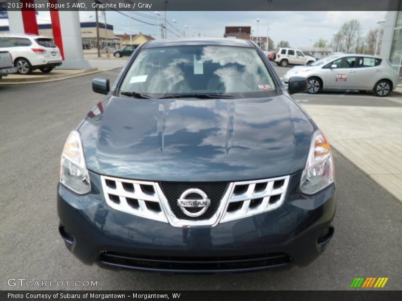 Graphite Blue / Gray 2013 Nissan Rogue S AWD