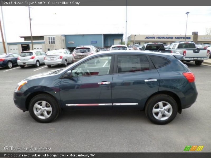 Graphite Blue / Gray 2013 Nissan Rogue S AWD