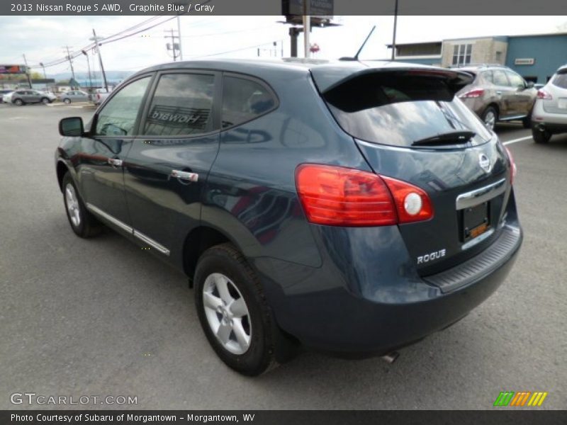 Graphite Blue / Gray 2013 Nissan Rogue S AWD