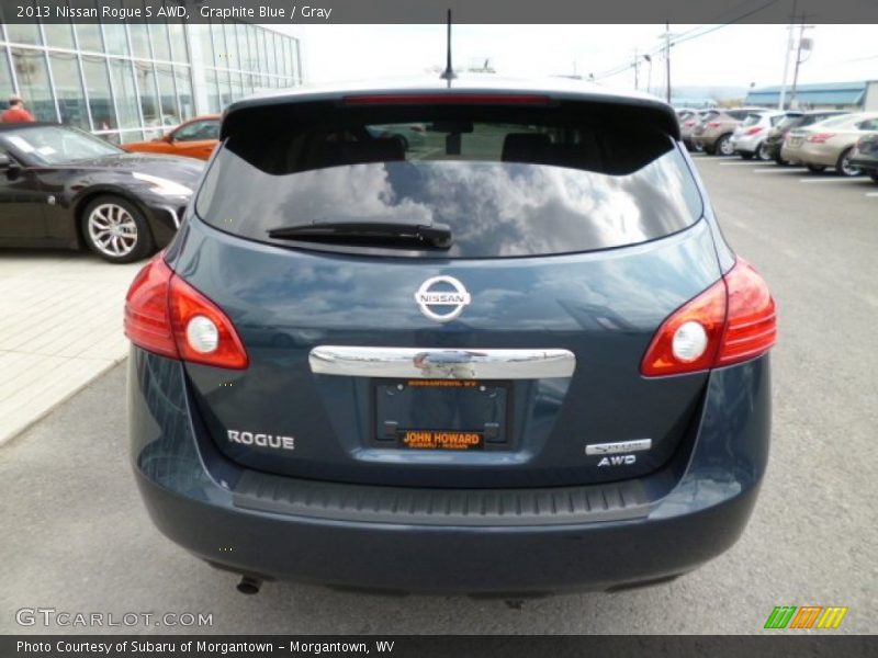 Graphite Blue / Gray 2013 Nissan Rogue S AWD